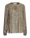 Isabel Marant Étoile Marant Étoile Woman Top Military Green Size 10 Viscose