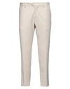 Bonheur Man Pants Beige Size 40 Polyester, Viscose, Elastane