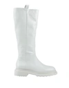 Pomme D'or Woman Boot Light Grey Size 10.5 Soft Leather In Grey