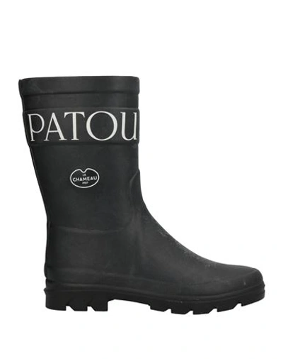 Patou X Le Chameau - Rubber Boots In Black