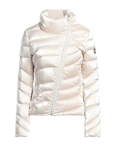 Colmar Woman Down Jacket Ivory Size 10 Polyamide In White