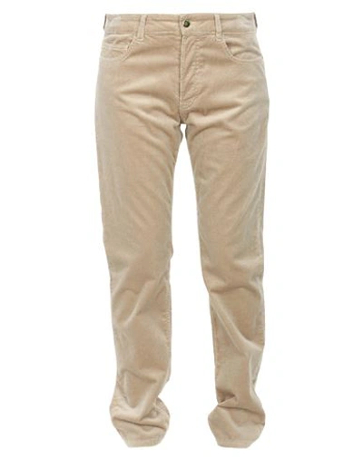 Emporio Armani Woman Pants Beige Size 32 Cotton, Modal, Elastane