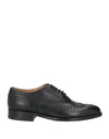 Bally Woman Lace-up Shoes Black Size 9 Calfskin In Black