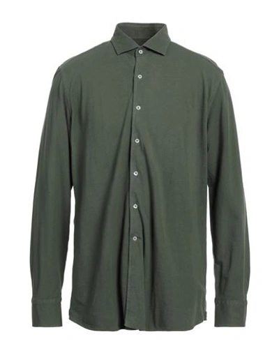 B.d.baggies B. D.baggies Man Shirt Sage Green Size Xxl Cotton In Sage Green