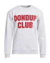 Dondup Man Sweatshirt Light Grey Size Xxl Cotton, Elastane