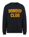 Dondup Man Sweatshirt Midnight Blue Size L Cotton, Elastane