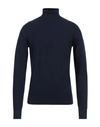 Yes Zee By Essenza Man Turtleneck Midnight Blue Size Xl Viscose, Nylon In Blue