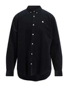 Carhartt Man Shirt Midnight Blue Size S Cotton
