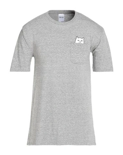 Ripndip Lord Nermal Pocket Tee Man T-shirt Grey Size S Polyester, Cotton, Rayon