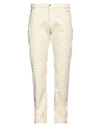 Grey Daniele Alessandrini Man Pants Cream Size 40 Cotton, Elastane In White