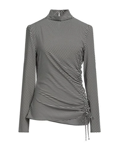 Patrizia Pepe Woman Top Black Size 2 Polyester, Elastane