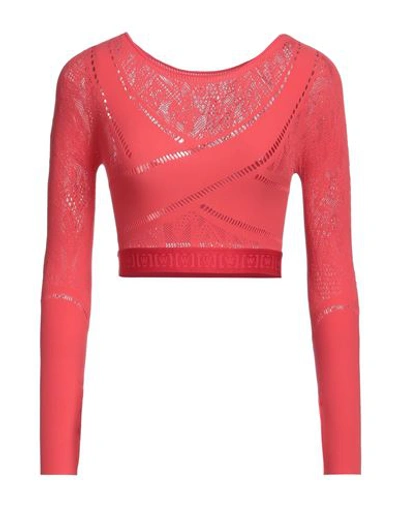 Wolford Woman Top Coral Size L Polyamide, Elastane In Red