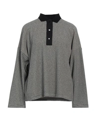 8pm Woman Sweater Black Size M Polyester, Cotton, Elastane