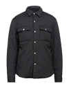 Sandro Man Jacket Black Size S Cotton, Polyamide, Elastane In Black