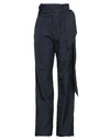 Mauro Grifoni Woman Pants Midnight Blue Size 4 Cotton