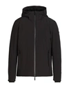 Woolrich Pacific Jacket In Black Softshell In Black