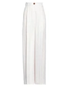 Alysi Woman Pants Off White Size 4 Viscose In Off White