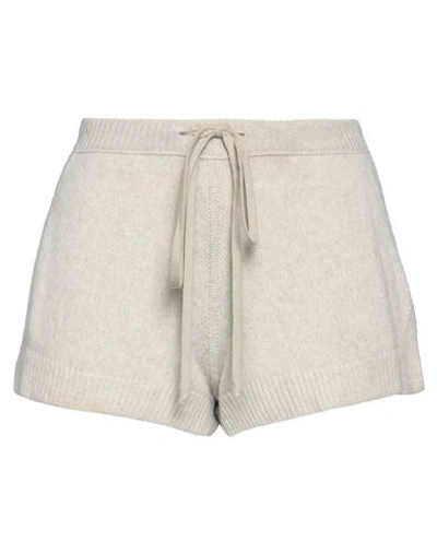 Rick Owens Woman Shorts & Bermuda Shorts Beige Size S Cashmere, Elastane, Wool In Beige