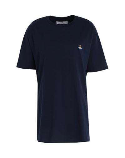 Vivienne Westwood Man T-shirt Navy Blue Size Xl Cotton