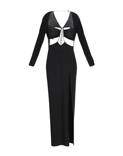 Nensi Dojaka Woman Maxi Dress Black Size S Viscose, Polyamide, Elastane