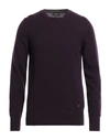 Emporio Armani Man Sweater Dark Purple Size Xxl Cashmere