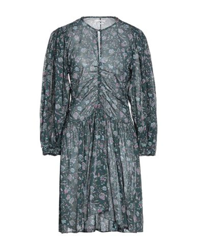 Isabel Marant Étoile Marant Étoile Woman Midi Dress Deep Teal Size 2 Cotton In Green
