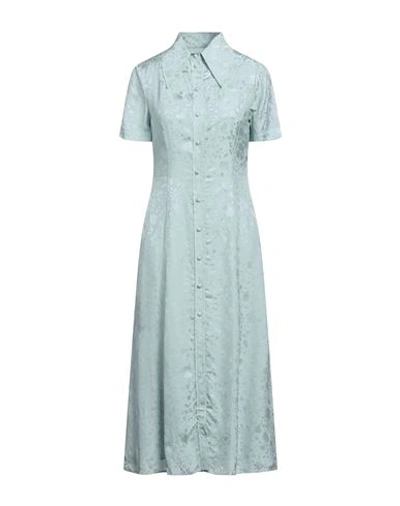 Alexa Chung Alexachung Woman Midi Dress Light Green Size 2 Viscose