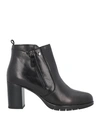 Cinzia Soft Woman Ankle Boots Black Size 9 Soft Leather