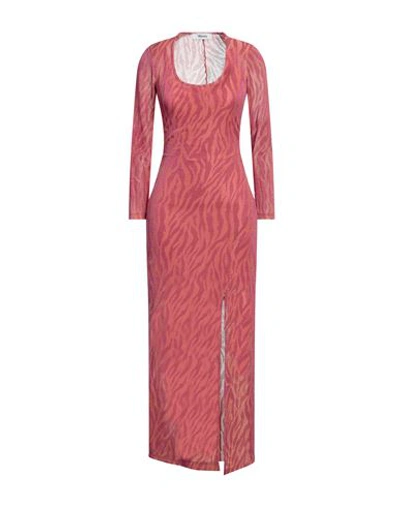 Dimora Long Dresses In Magenta