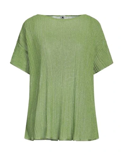 M Missoni Woman Sweater Light Green Size L Viscose, Polyester