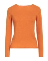 Jucca Woman Sweater Orange Size S Cashmere