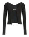 Jacquemus La Maille Pralu Longue Black Cardigan Women In Black