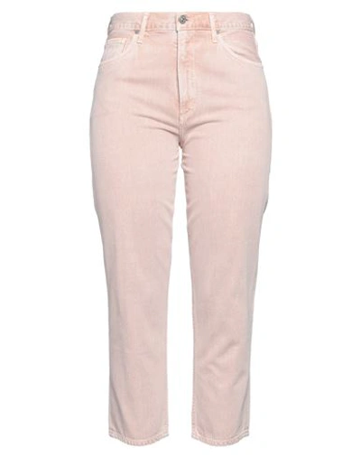 Citizens Of Humanity Woman Denim Pants Light Pink Size 29 Cotton