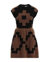 Max Mara Woman Short Dress Black Size M Mohair Wool, Wool, Polyamide, Elastane, Acetate In Black