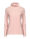 European Culture Woman T-shirt Pastel Pink Size Xl Cotton, Lycra