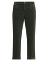 Squad² Man Pants Green Size 36 Cotton, Elastane