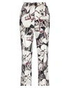 Blanca Luz Woman Pants Ivory Size 8 Polyester, Elastane In White