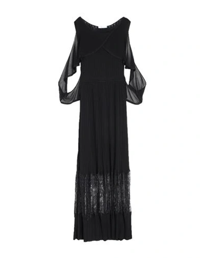 Blumarine Woman Maxi Dress Black Size 4 Viscose, Polyamide