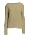 Gentryportofino Woman Sweater Yellow Size 10 Alpaca Wool, Wool, Polyamide In Yellow
