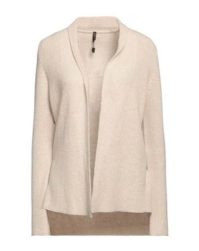 Manila Grace Woman Cardigan Cream Size M Polyamide, Wool, Viscose, Cashmere In White