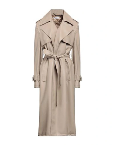 Maria Vittoria Paolillo Mvp Woman Coat Beige Size 4 Polyurethane