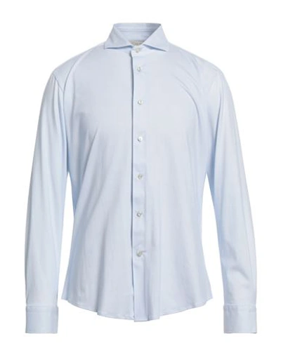 Brian Dales Man Shirt Sky Blue Size 15 ¾ Cotton, Elastane