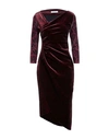 Chiara Boni La Petite Robe Woman Midi Dress Burgundy Size 8 Polyamide, Elastane In Red
