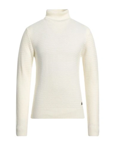 Yes Zee By Essenza Man Turtleneck Ivory Size Xxl Acrylic, Nylon In White