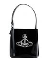 Vivienne Westwood Man Handbag Black Size - Soft Leather In Black