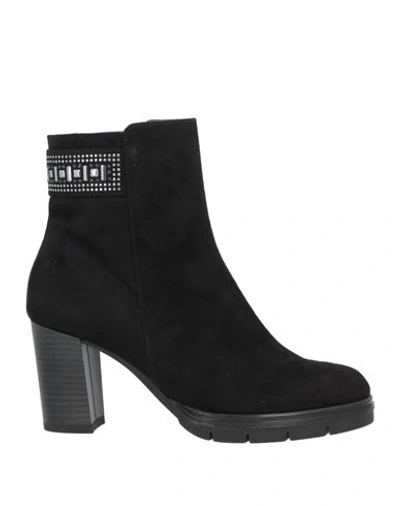 Cinzia Soft Woman Ankle Boots Black Size 9 Textile Fibers