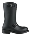 Dsquared2 Woman Knee Boots Black Size 9 Rubber In Black