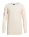 Kaos Man Sweater Ivory Size L Polyamide, Wool, Viscose, Cashmere In White