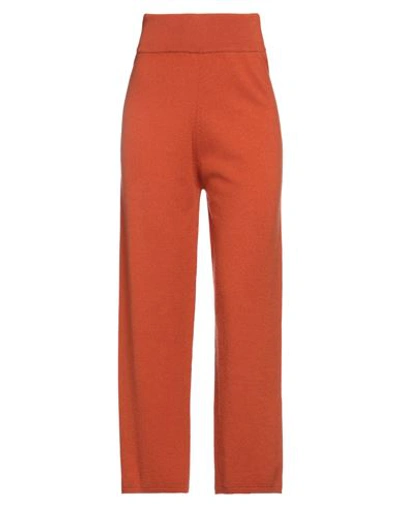 Alpha Studio Woman Pants Rust Size 4 Wool, Cashmere In Red