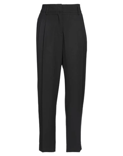 Maliparmi Malìparmi Woman Pants Black Size 2 Polyester, Virgin Wool, Elastane